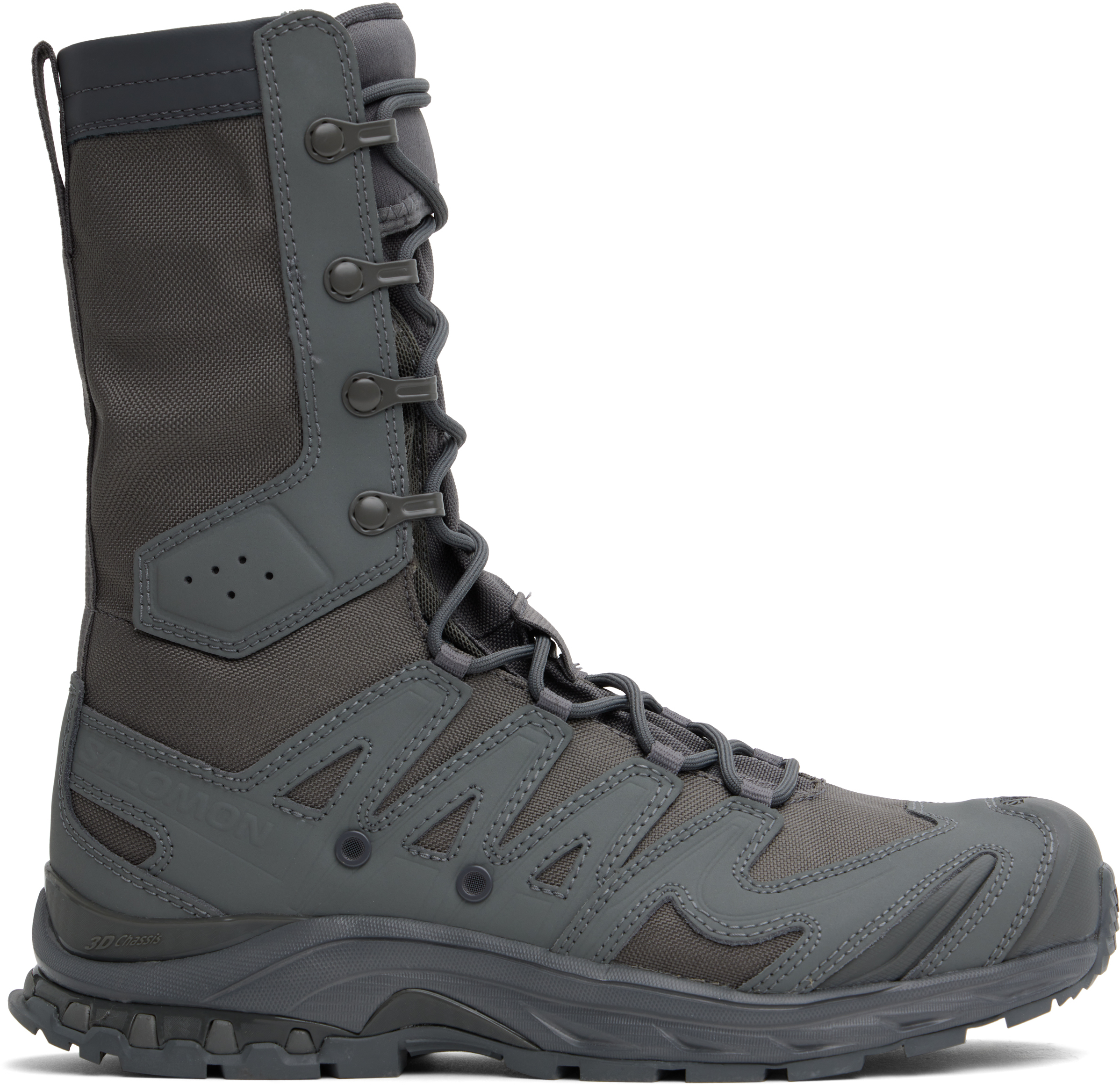 Shop Rier Gray Salomon Edition Xa Jungle Boots In Castelrock