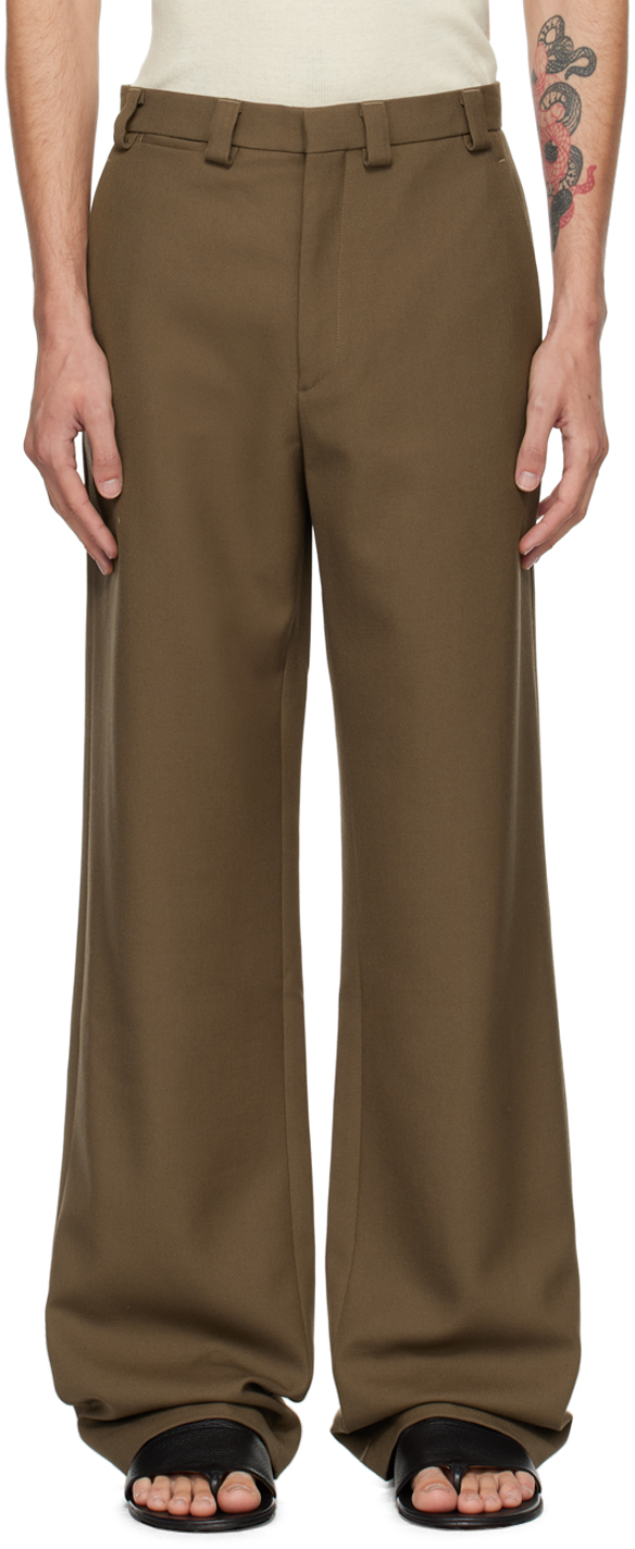 Brown Wool Trousers