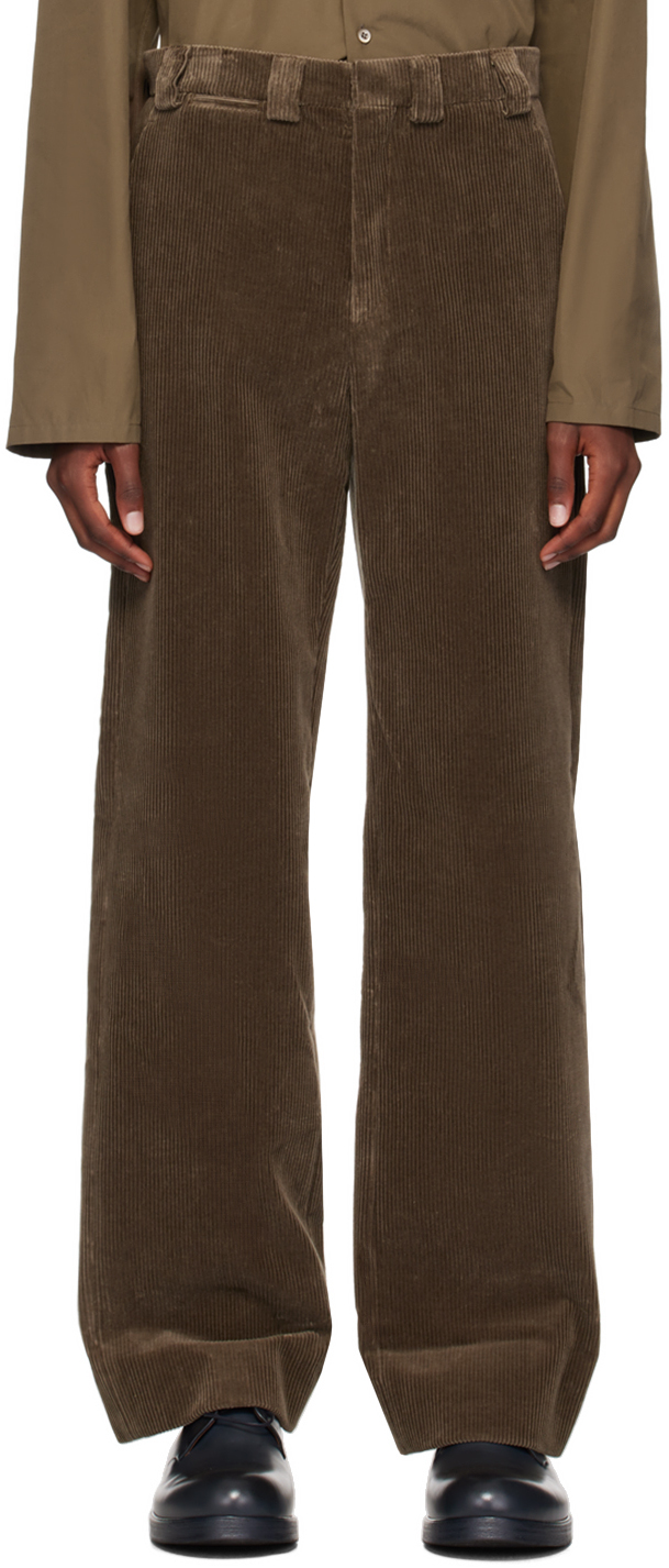 Khaki Three-Pocket Trousers