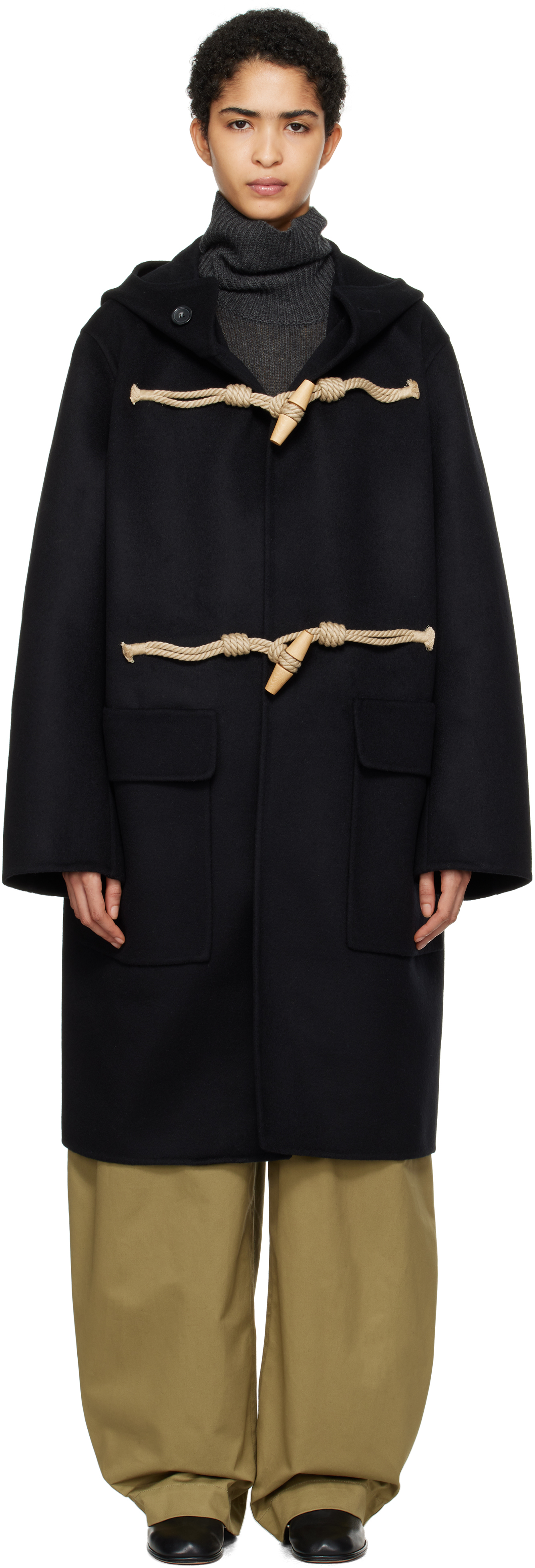 【関税込み】Sofie D'Hoore ブラック Castle コート Black Castle Coat by Sofie D'Hoore on Sale