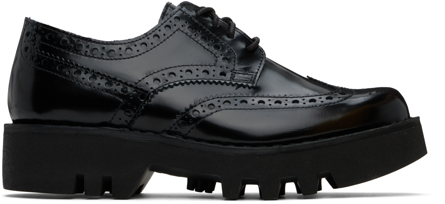 Black Flores Derbys