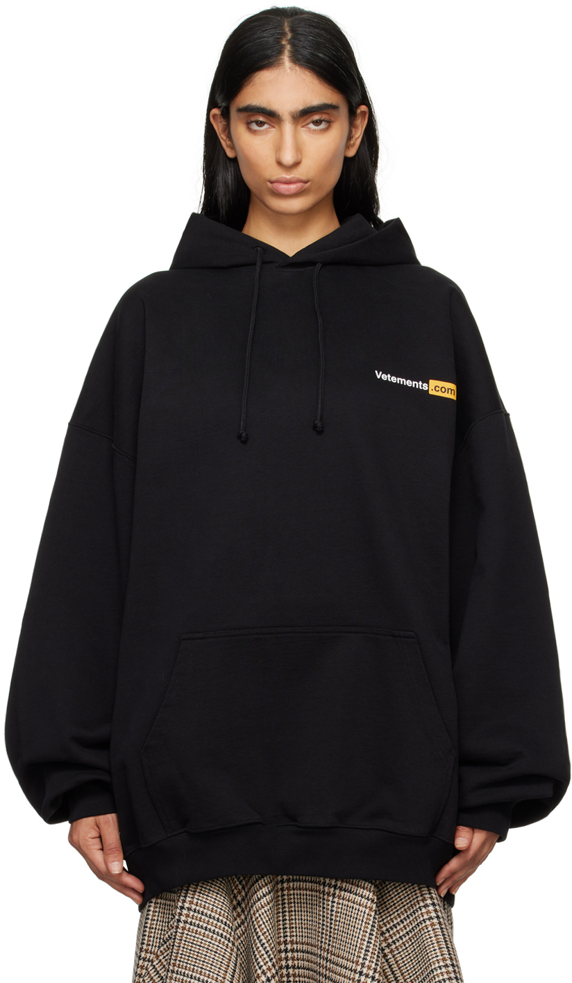 Black XXX Logo Hoodie