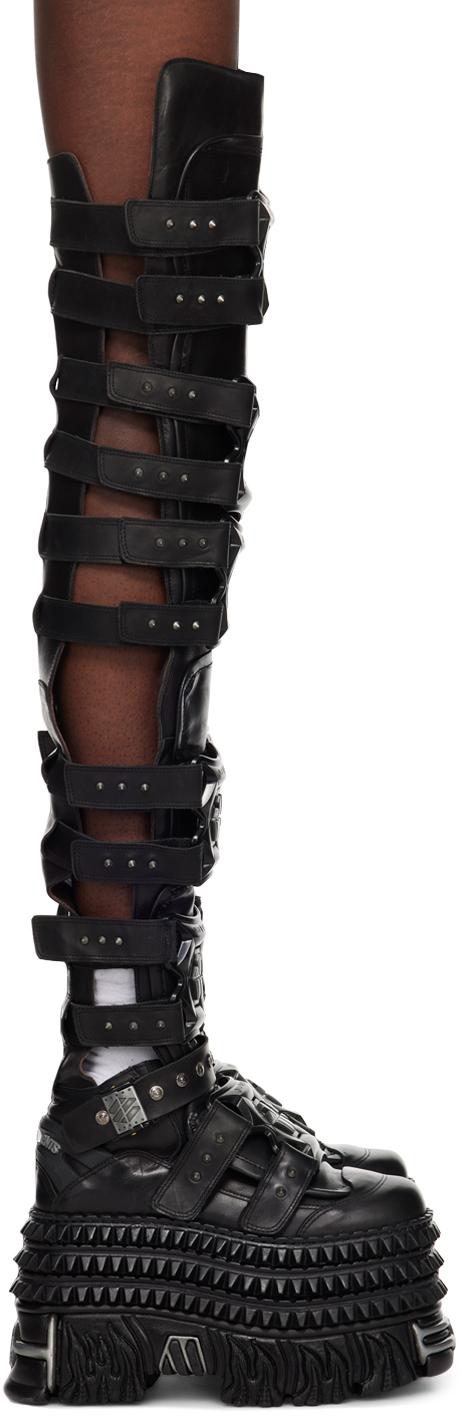 Black New Rock Edition Gamer Tall Boots