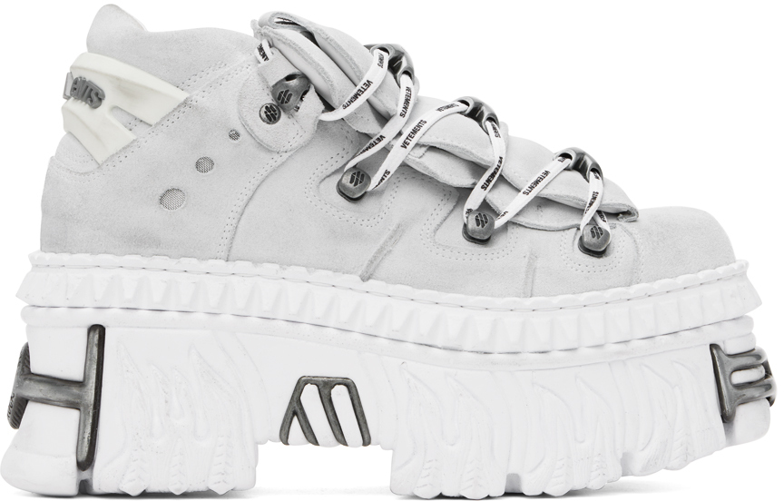 Shop Vetements Off-white New Rock Edition Platform Sneakers