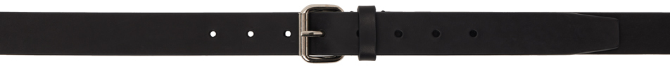 Black Iconic Logo Belt