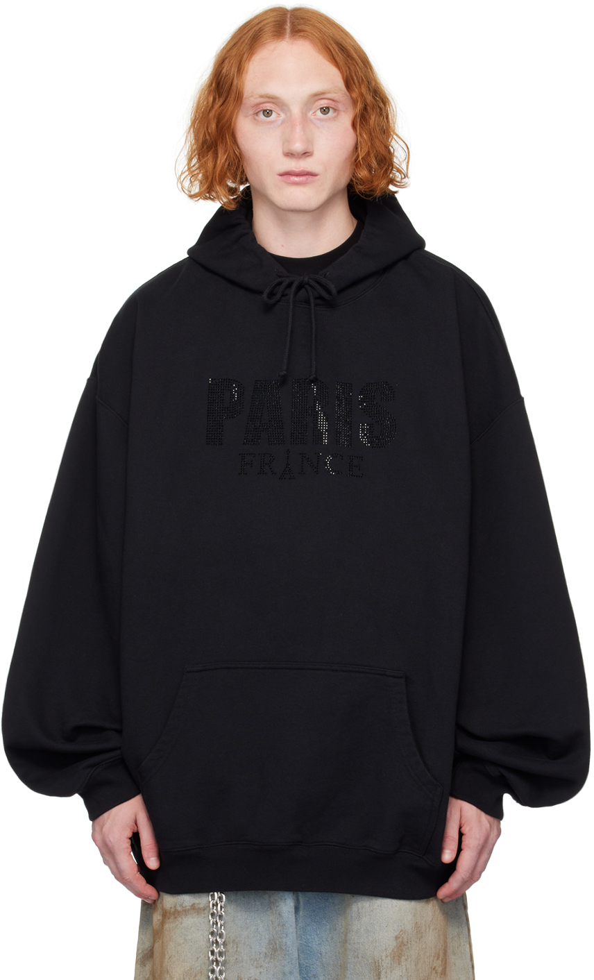 Black Crystal 'Paris' Hoodie