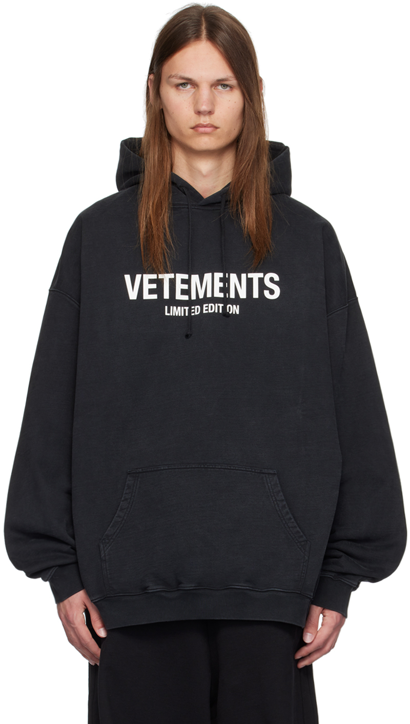 Black 'Limited Edition' Logo Hoodie