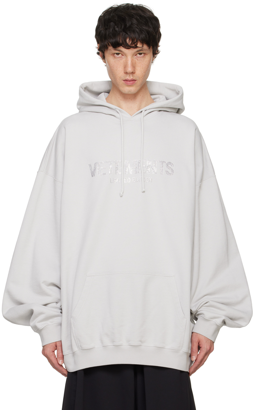 Gray 'Limited Edition' Logo Hoodie