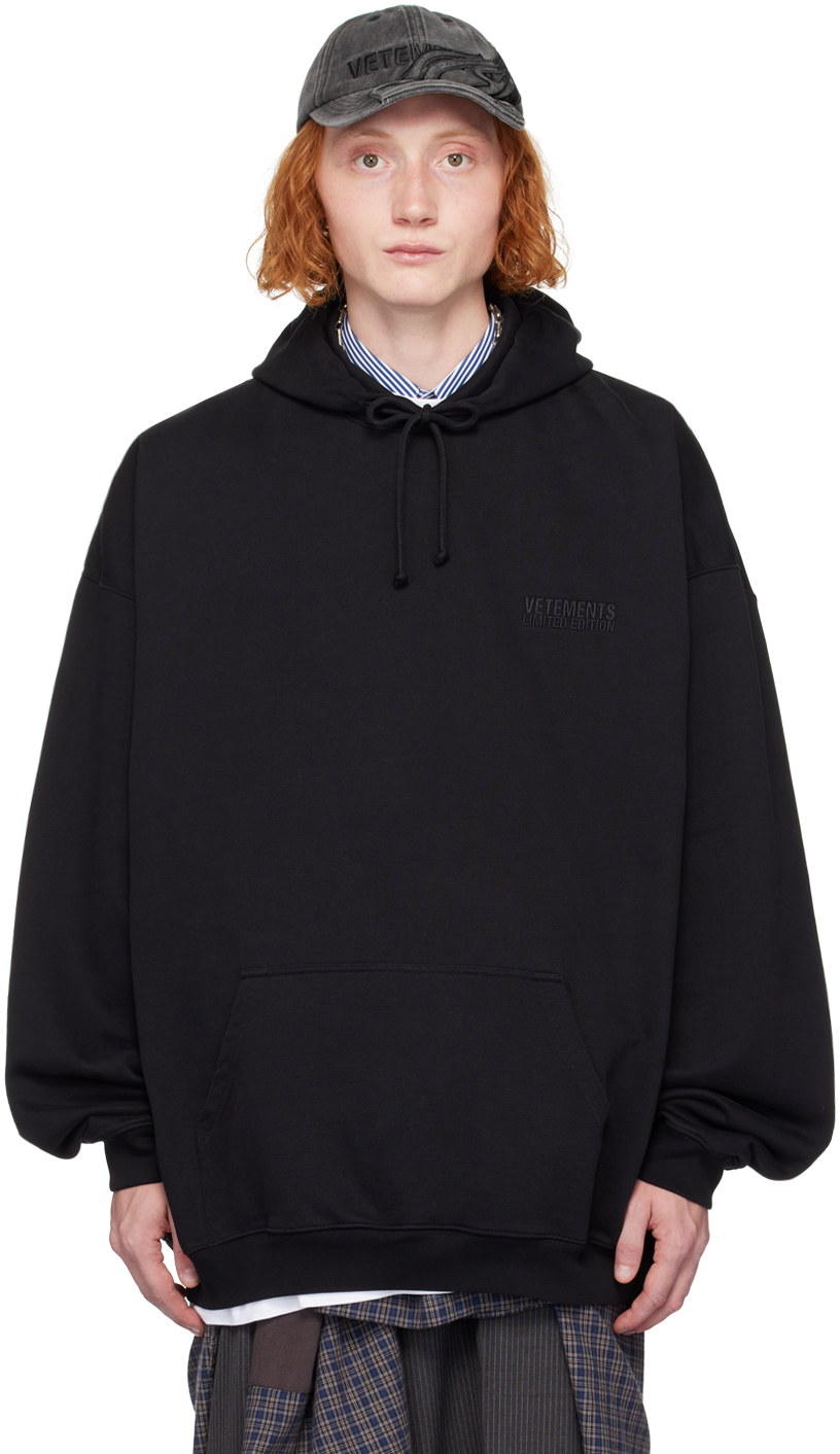 Black 'Limited Edition' Logo Hoodie