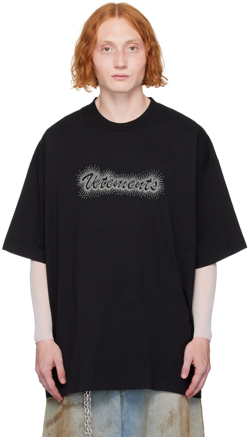 Black Bling Logo T-Shirt