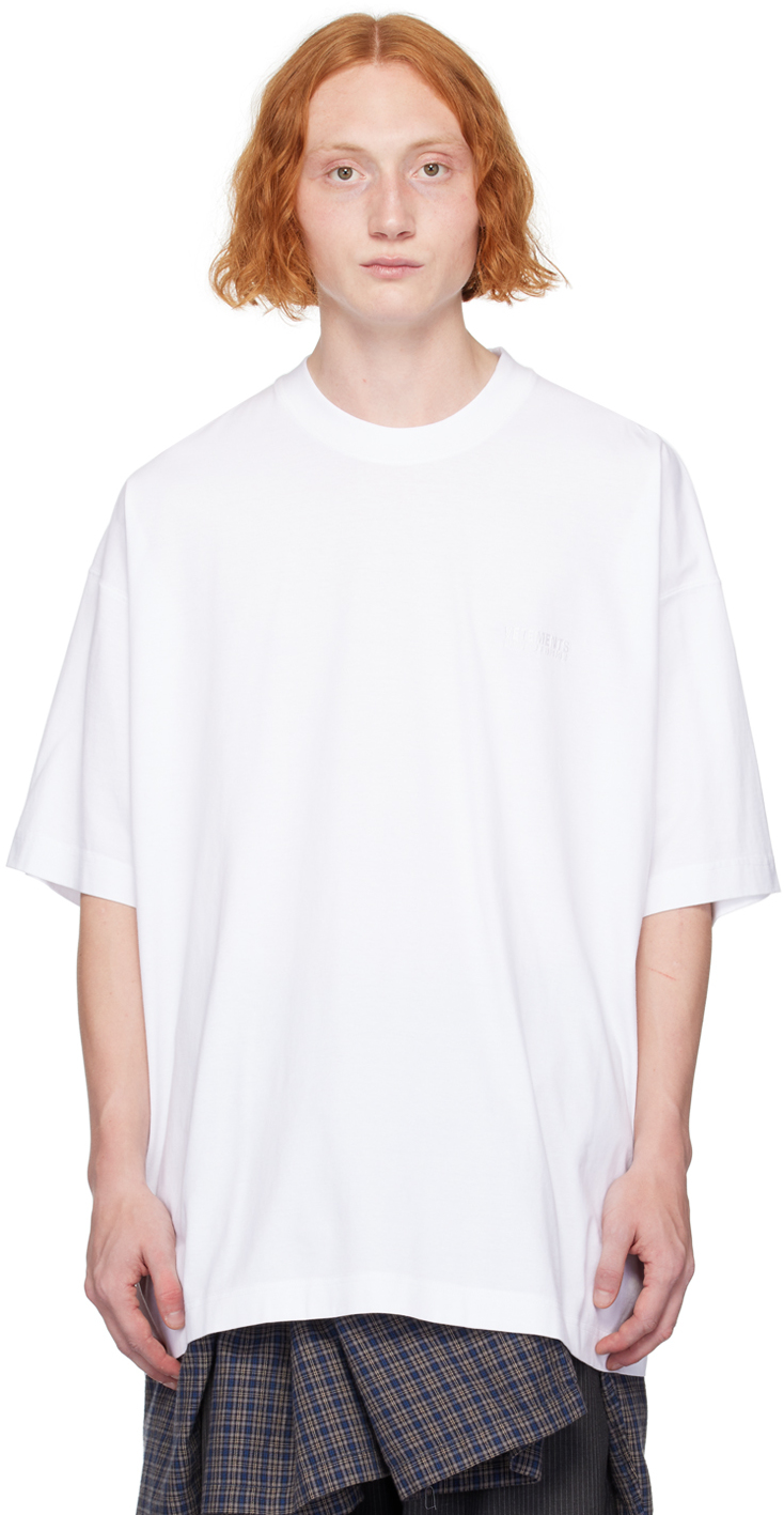 お歳暮 人気 オシャレ 'Limited White VETEMENTS: Edition' SSENSE | T-Shirt Logo トップス