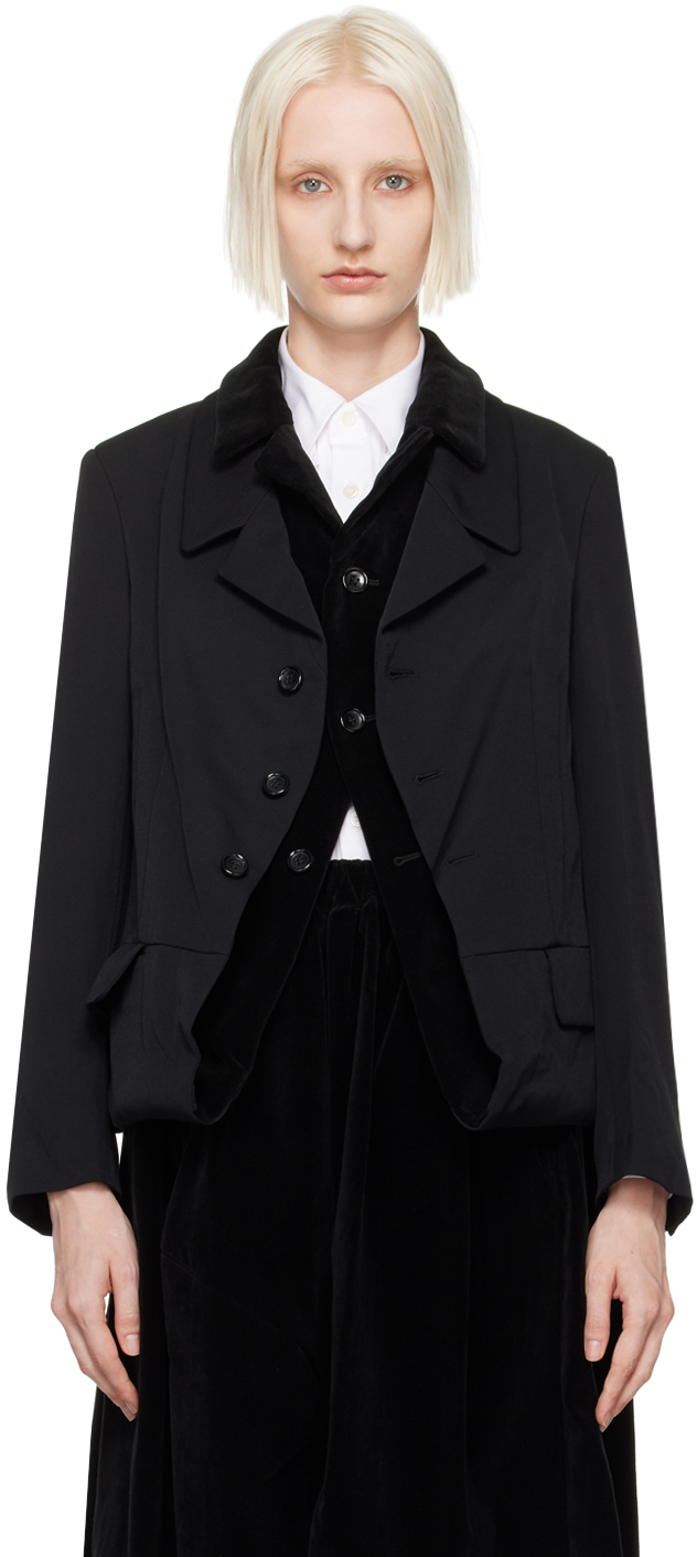 Black Layered Blazer