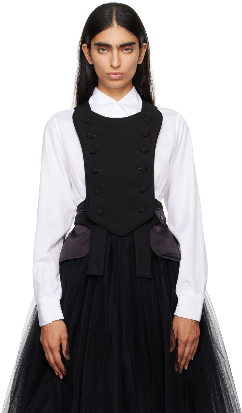 Black Placket Top