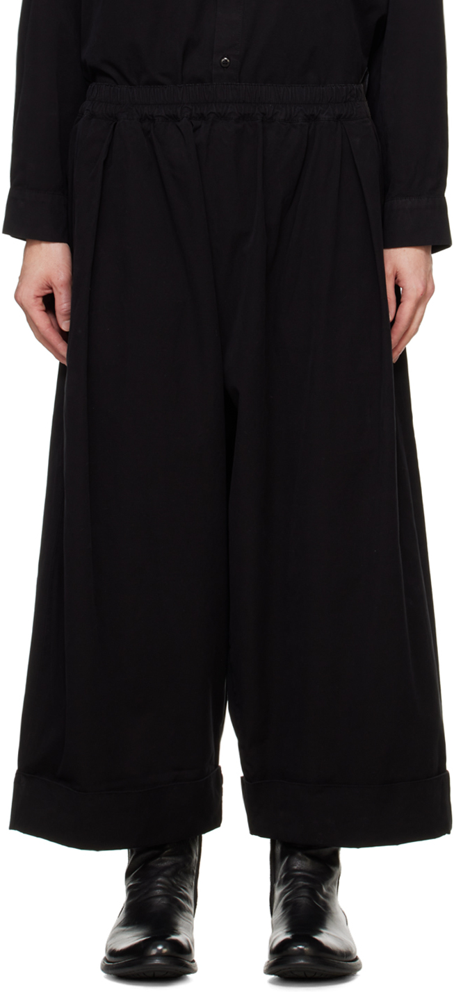 Shop Toogood Black 'the Baker' Trousers In Flint