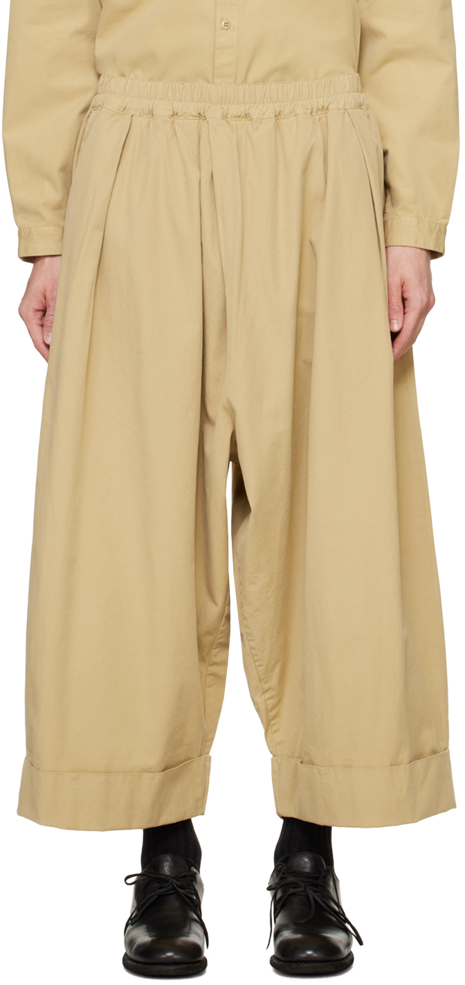 Shop Toogood Beige 'the Baker' Trousers In Sand