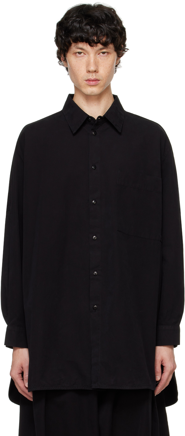 Shop Toogood Black 'the Painter' Shirt In Flint