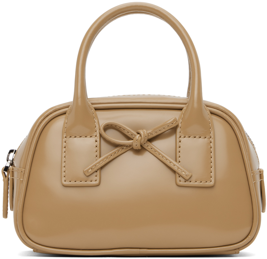 Sandy Liang Beige Secure Bag In 251 Taupe