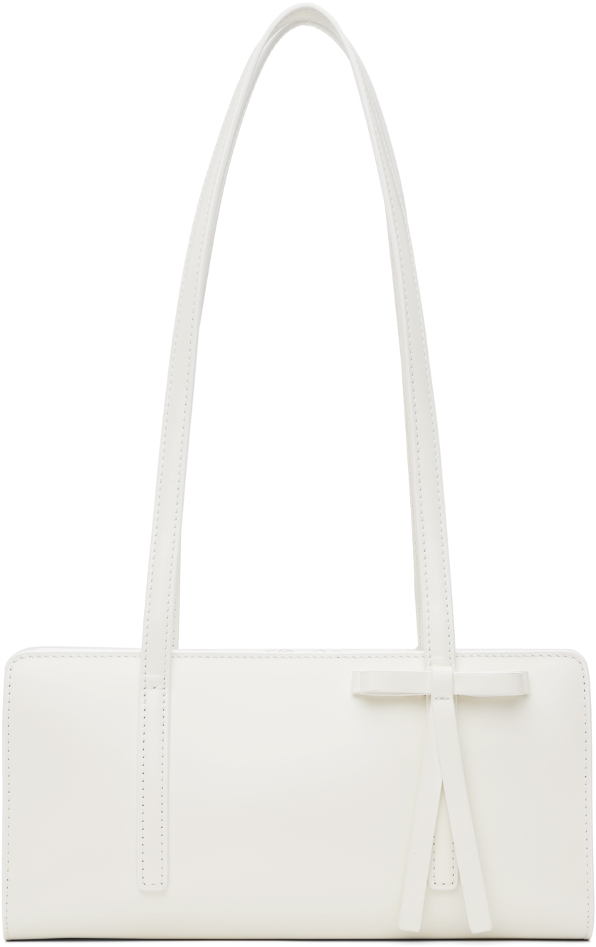 Sandy Liang White Recital Bag In 092 Optic White