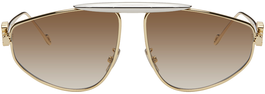 Gold Spoiler New Aviator Sunglasses