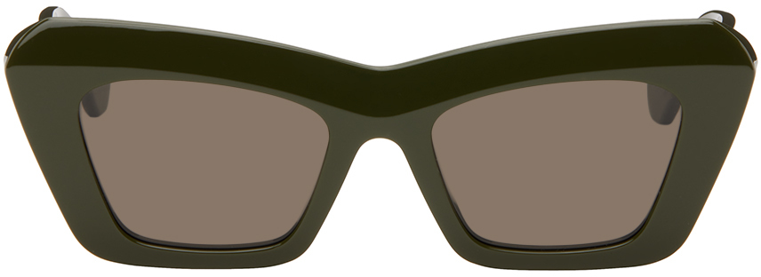 LOEWE Green Anagram Sunglasses