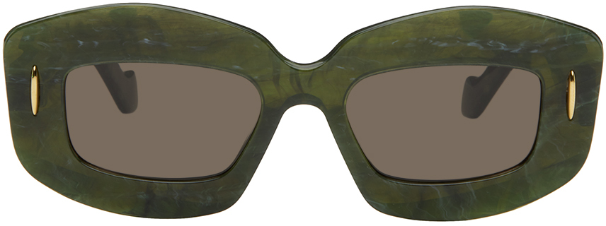 LOEWE Green Screen Acetate Sunglasses