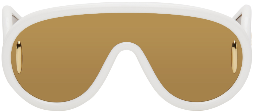 LOEWE White Wave Mask Sunglasses