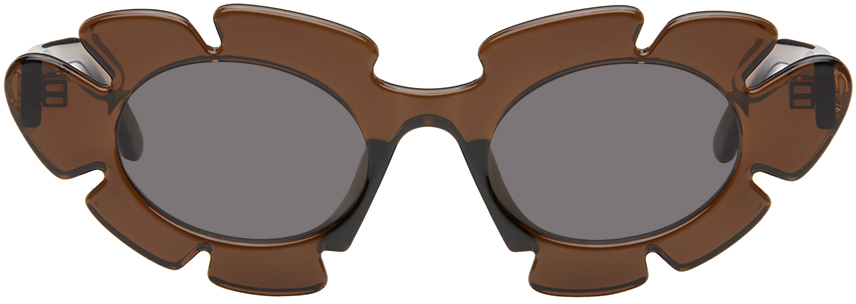 Brown Paula's Ibiza Flower Sunglasses