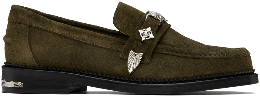 TOGA VIRILIS SSENSE EXCLUSIVE KHAKI LOAFERS 