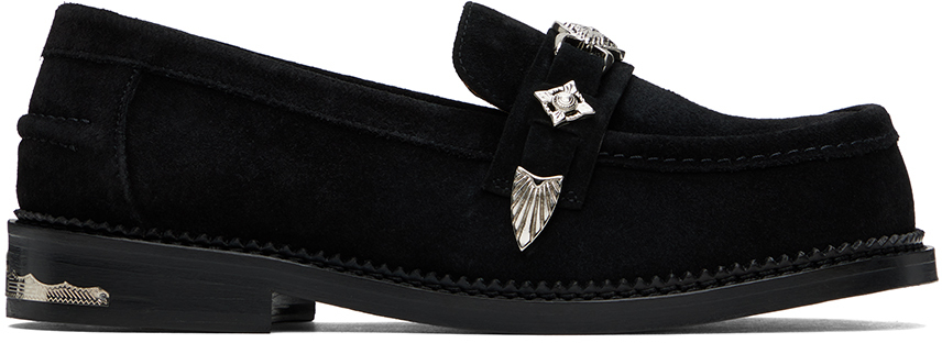 Black Suede Loafers