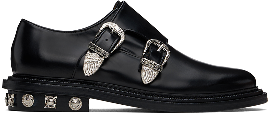 TOGA VIRILIS BLACK POLIDO MONKSTRAPS 