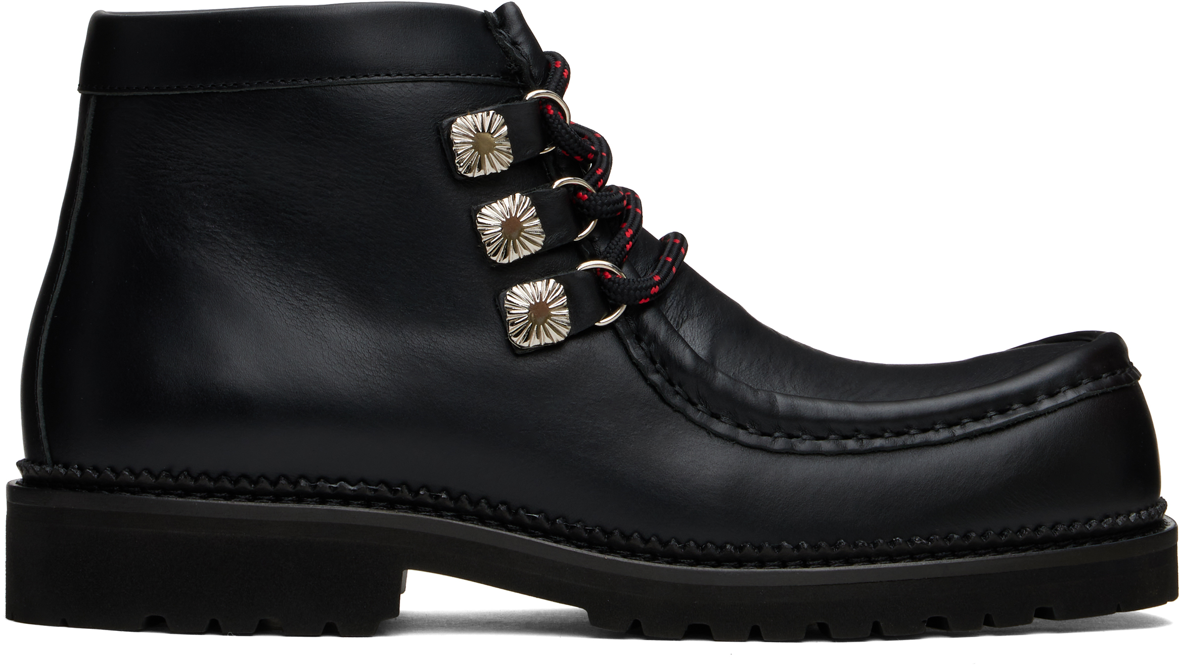 Black Square Toe Boots