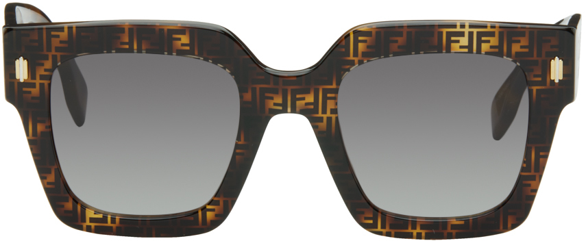 Fendi Brown Roma Sunglasses