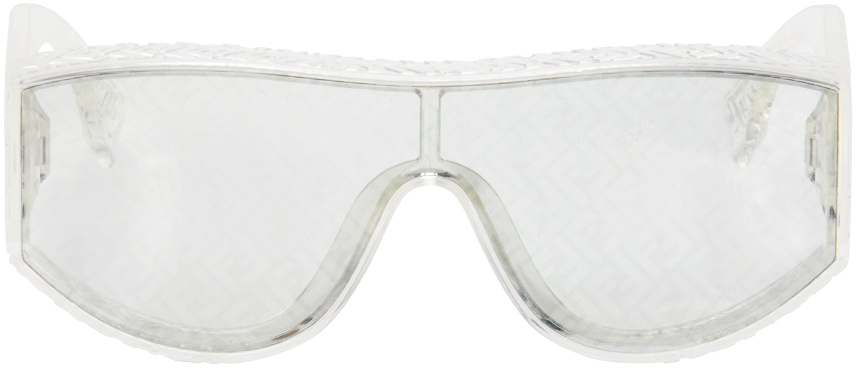 Transparent 'Fendi Lab' Sunglasses