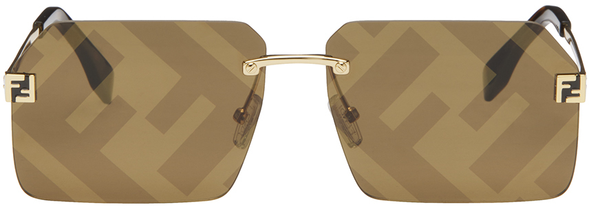 Gold Fendi Sky Sunglasses