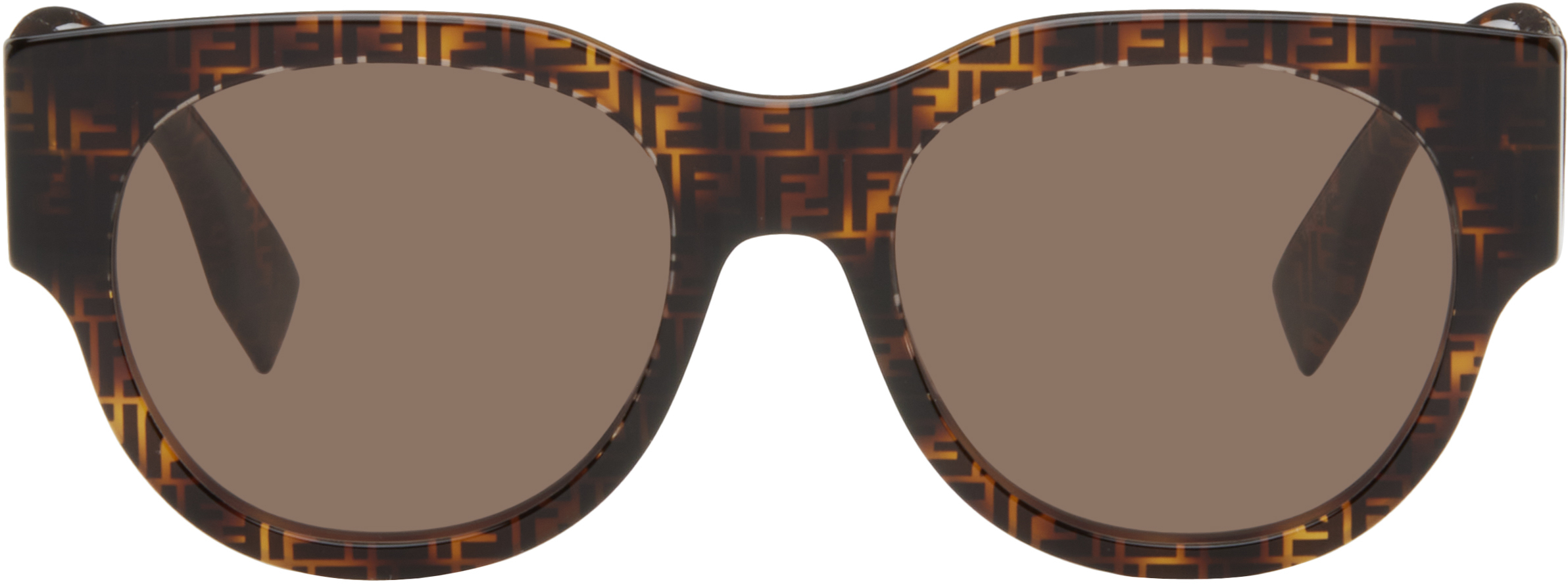 Brown Baguette Sunglasses