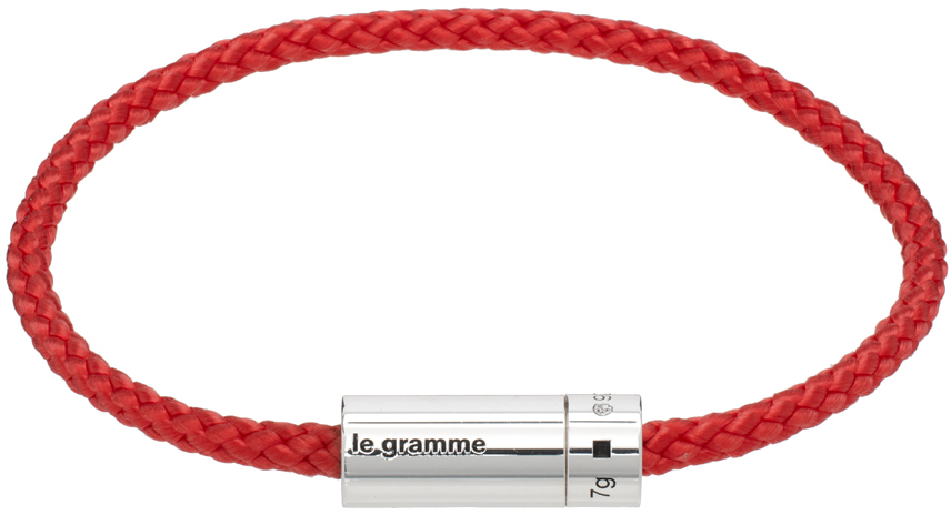 Red Nato Cable 'Le 7g' Bracelet