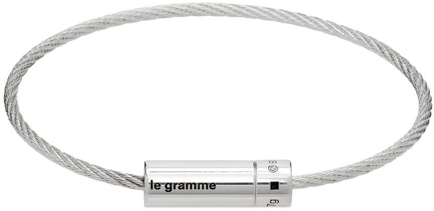Silver Cable 'Le 7g' Bracelet