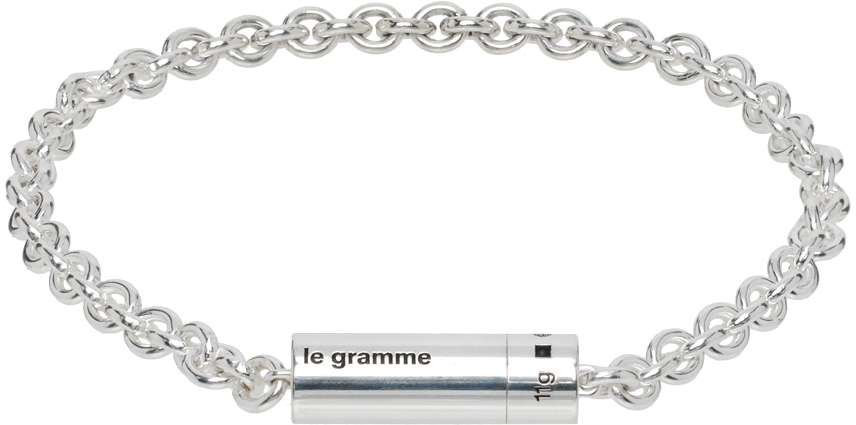 Silver Cable 'Le 11g' Chain Bracelet