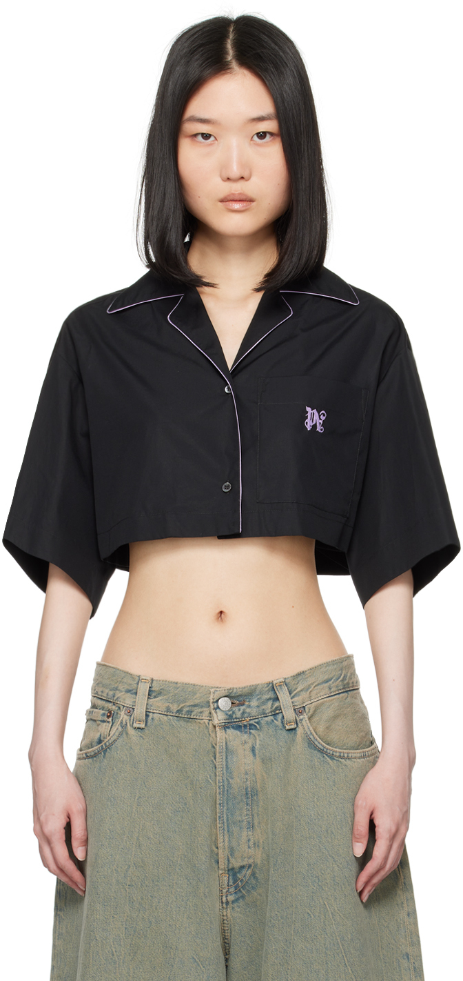 Black Monogrammed Shirt