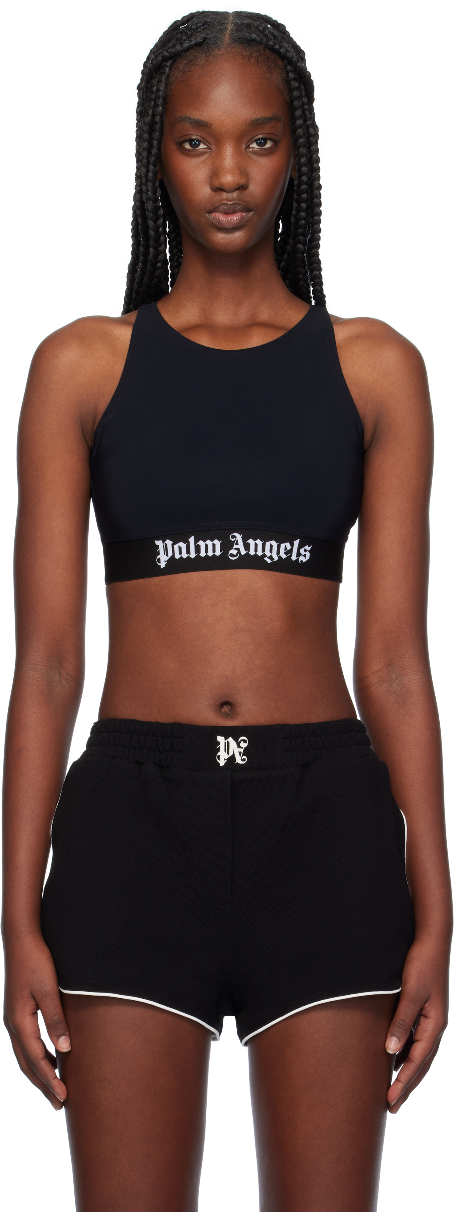 Palm Angels Topwear In Black Polyamide