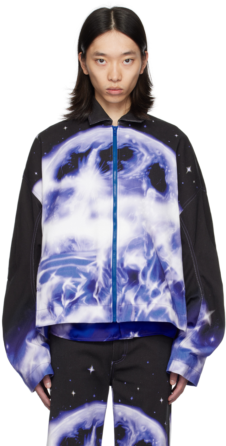 【関税込み】Gerrit Jacob ブルー プリントTシャツ Gerrit Jacob メンズ | SSENSE 日本