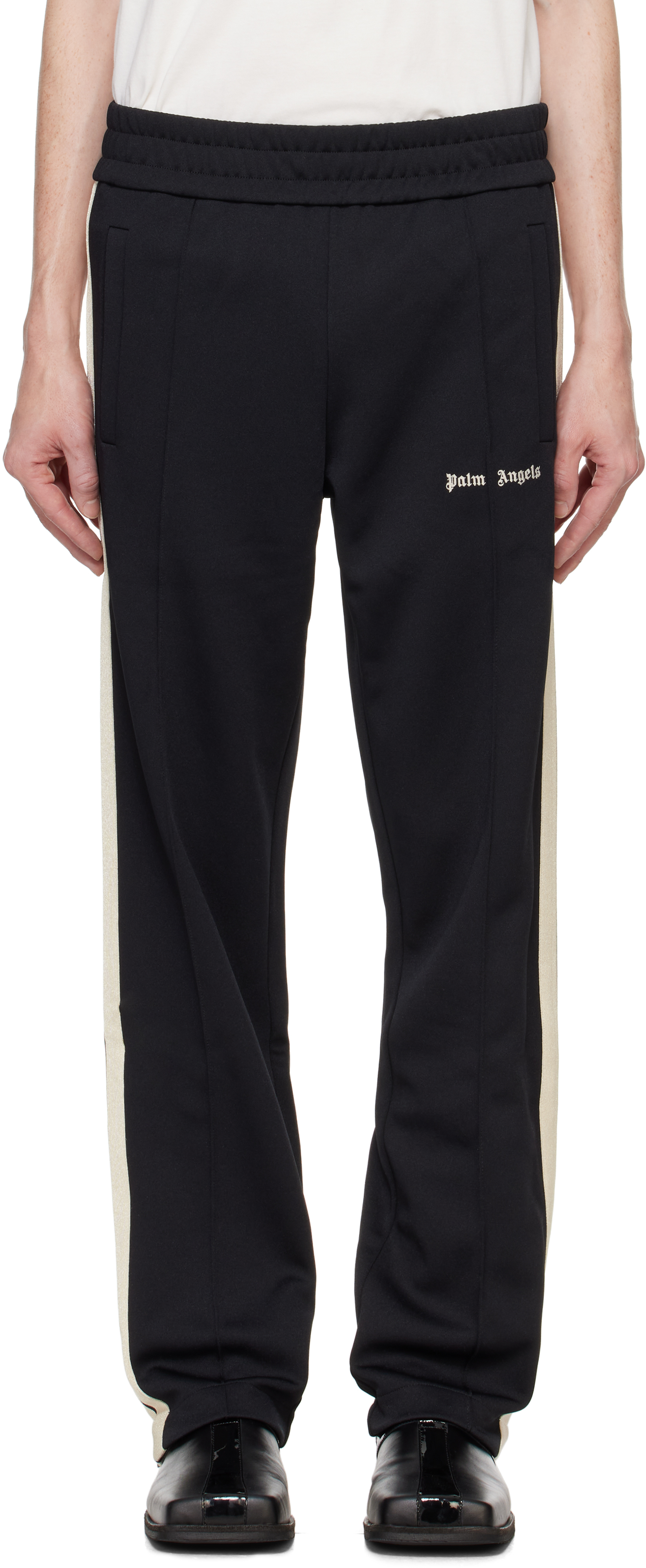 Black Classic Logo Track Pants