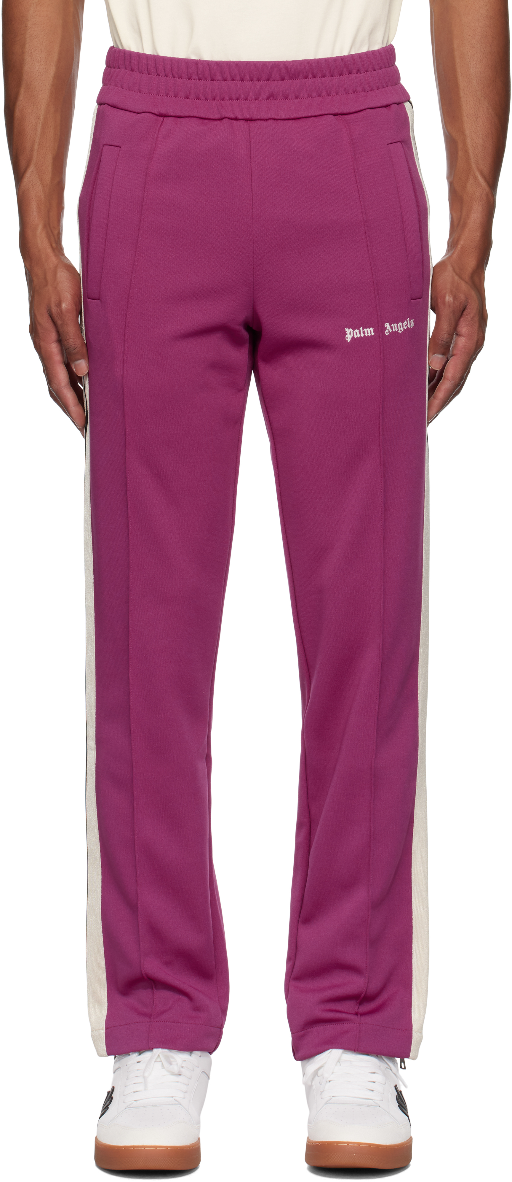 Purple Classic Logo Track Pants