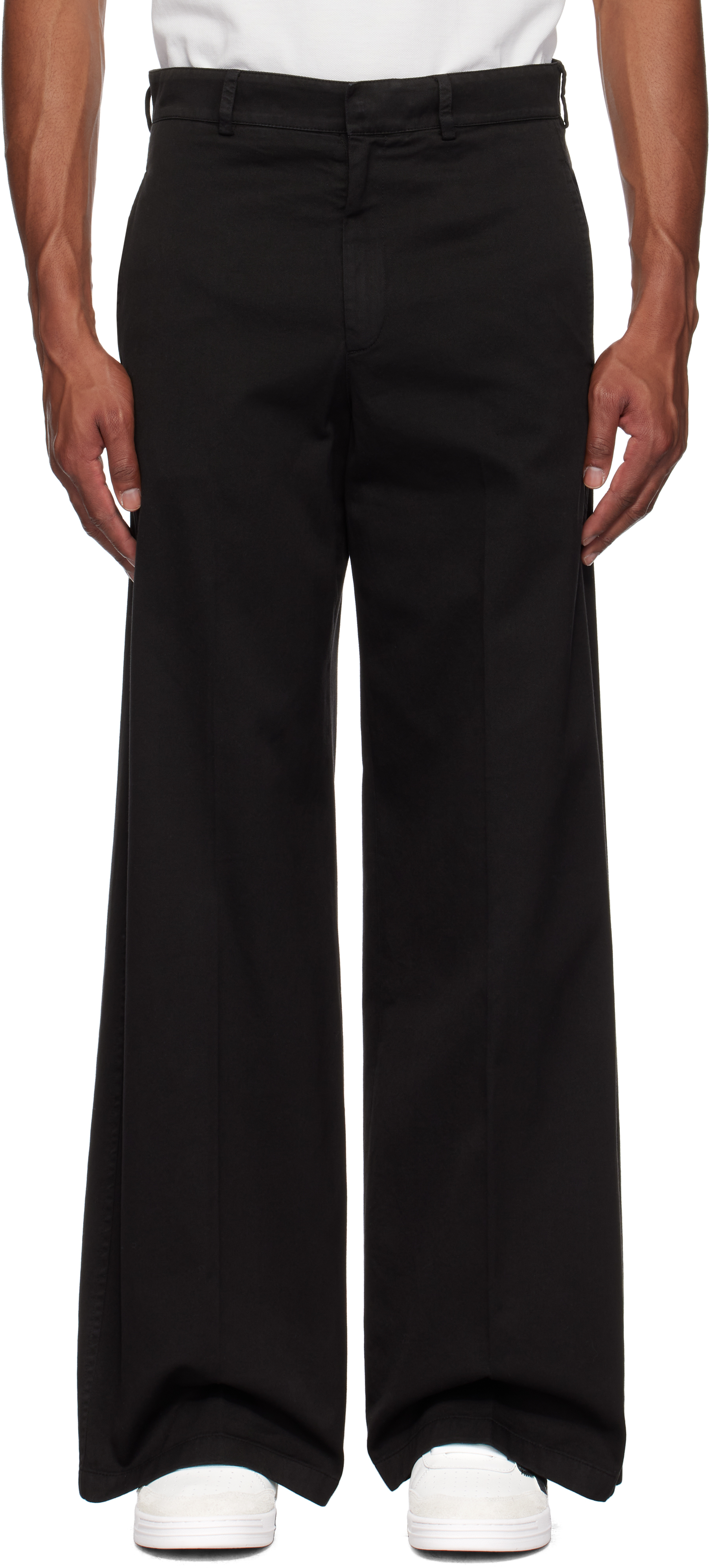 Black Monogram Classic Trousers