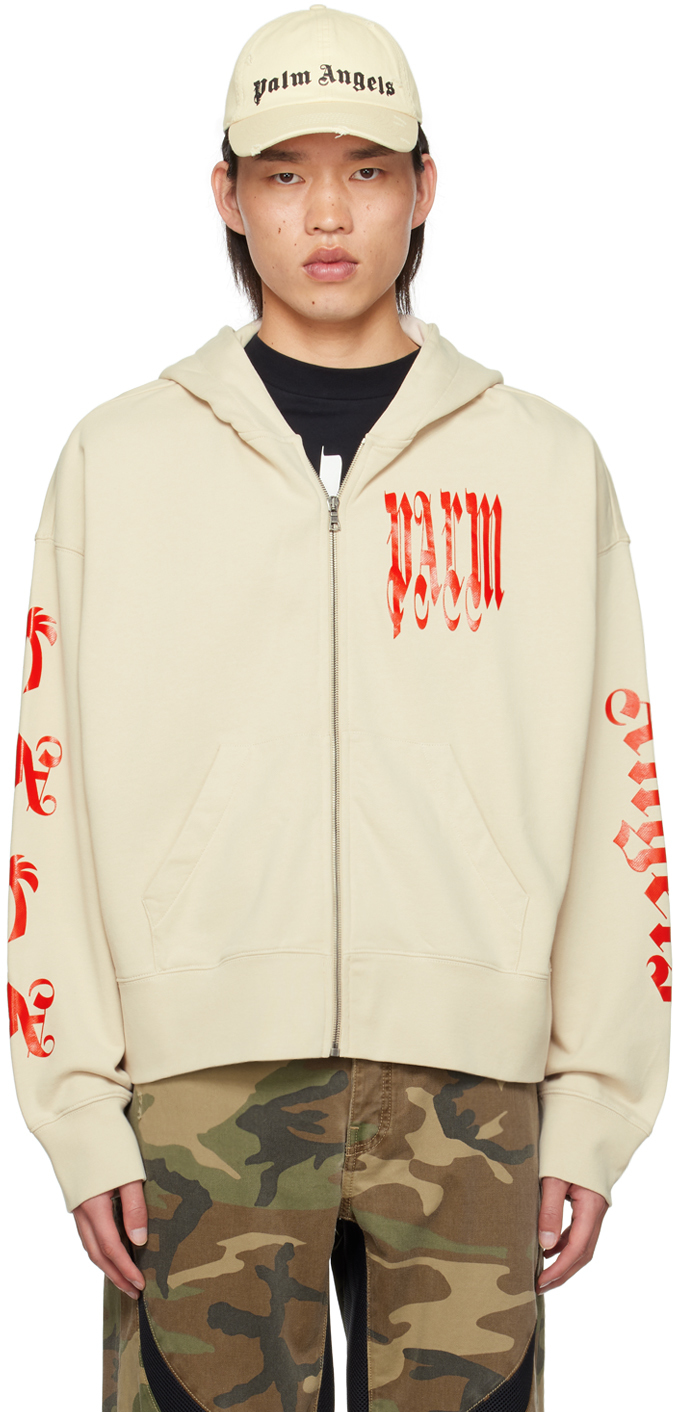 Beige Vertigo Hoodie