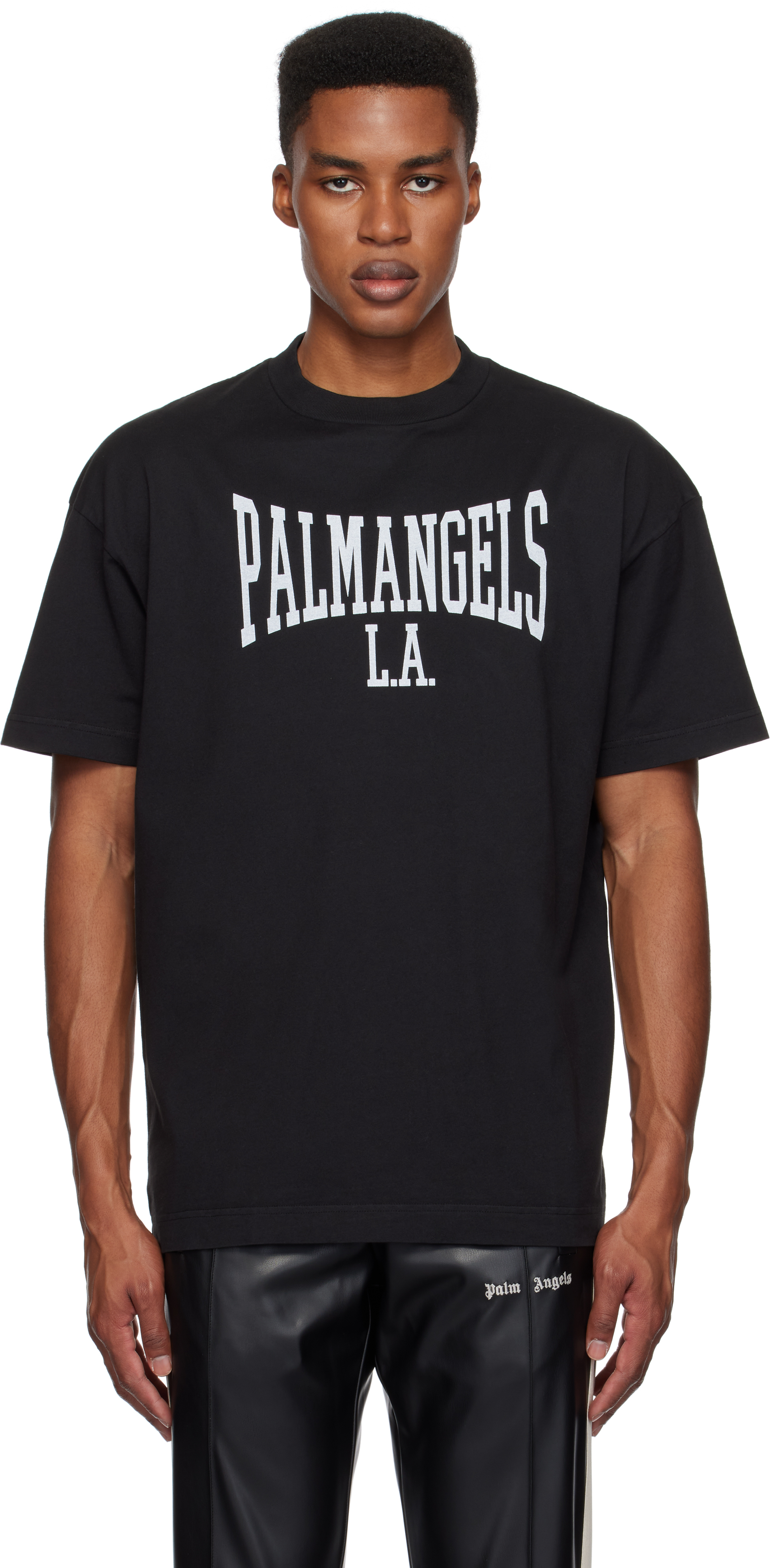 Palm angels black selling multilogo tee and gallery dept bundle size M