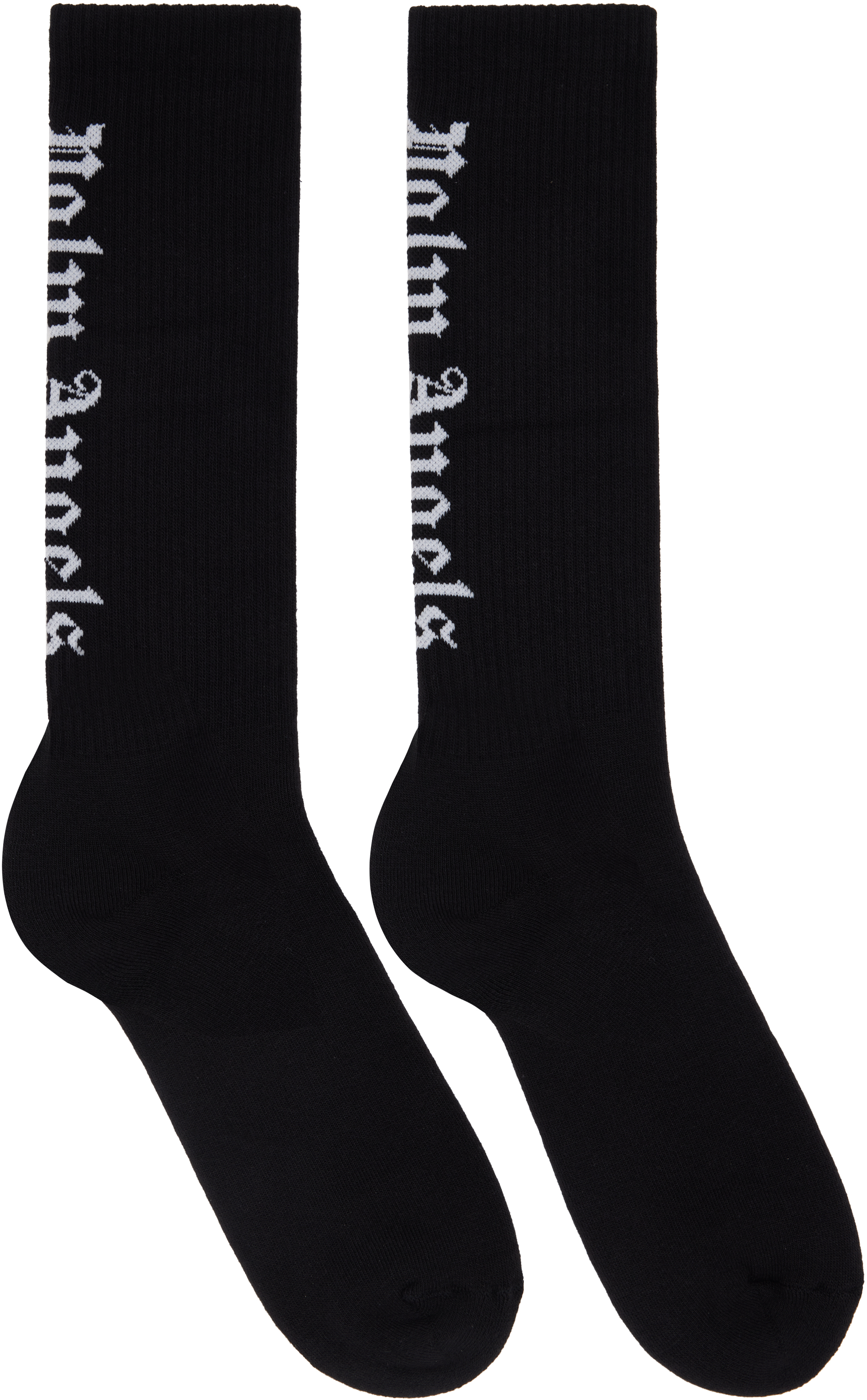 Black Gothic Logo Socks