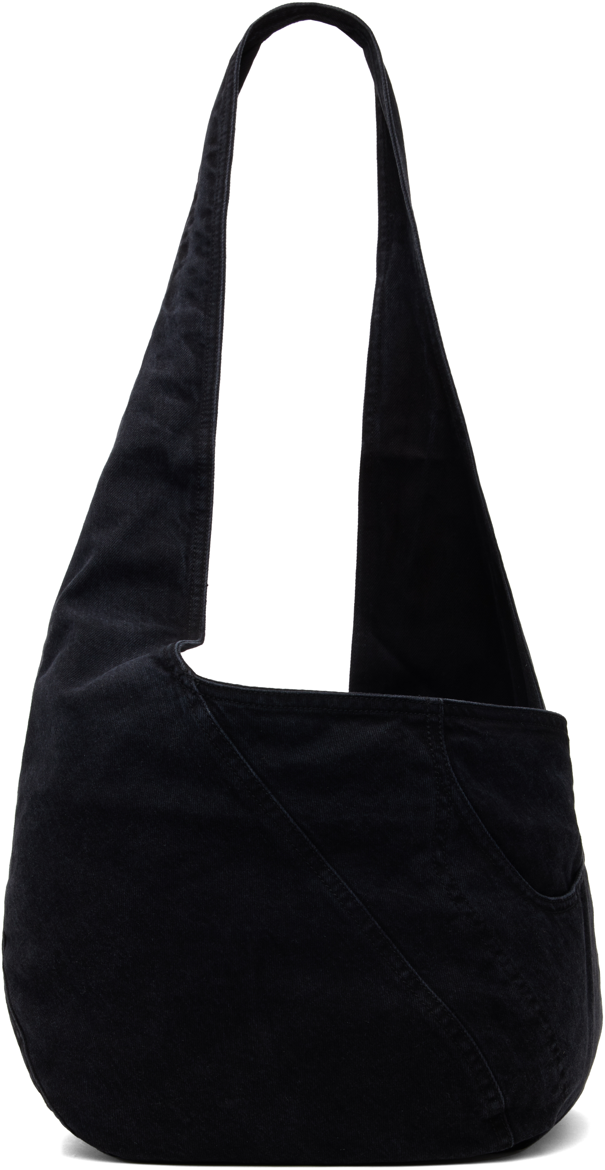 J.L - A.L _J. L - A. L_ Black Bezier Bag