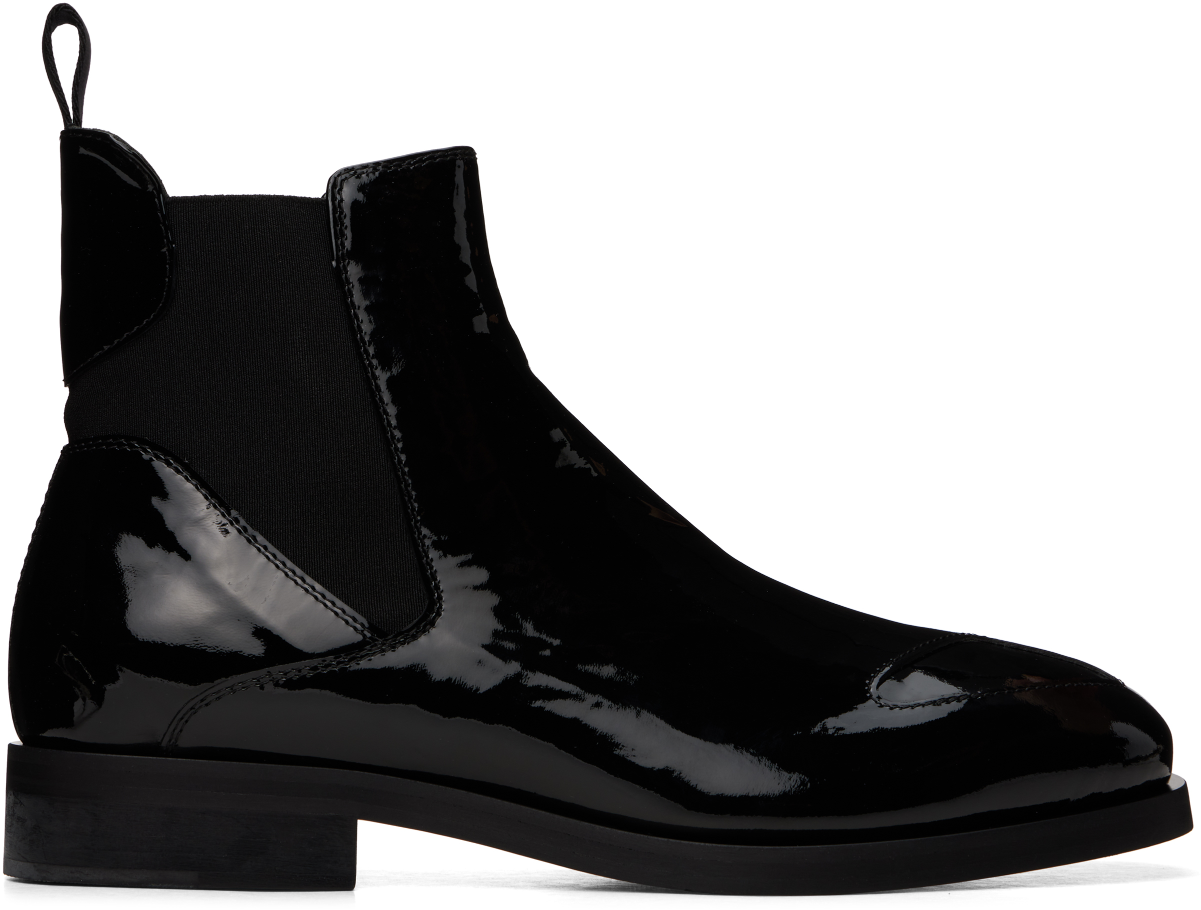 J.L - A.L _J. L - A. L_ Black Perlin Chelsea Boots