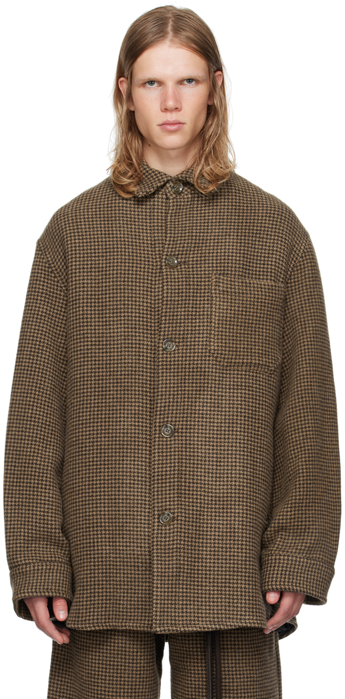Song for the Mute Brown Painter's Jacket - Jackets - BeyondStyle